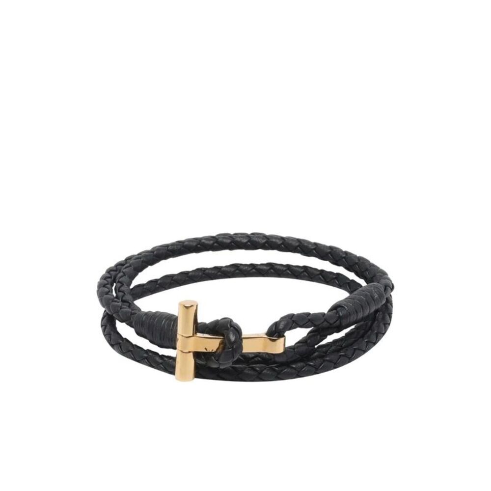 Braided Leather T Bracelet Women